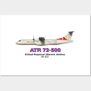 Avions de Transport Régional 72-500 - Etihad Regional (Darwin Airline) Posters and Art